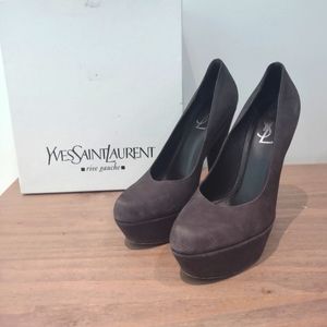 YSL Yves Saint Laurent Aliama Lizard Suede EU 40 $695